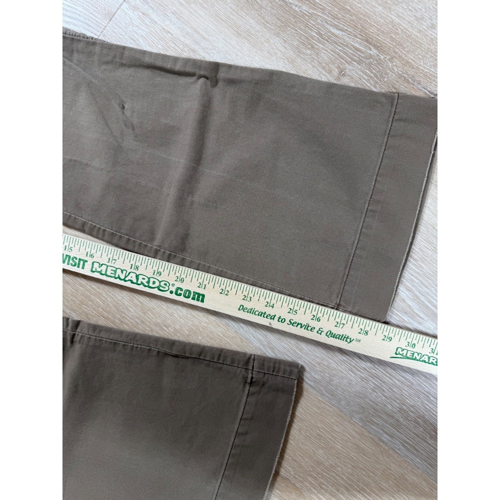Hollister Vintage Distressed Patch Pocket Flare Pants Brown - Size 5 - Picture 4 of 6